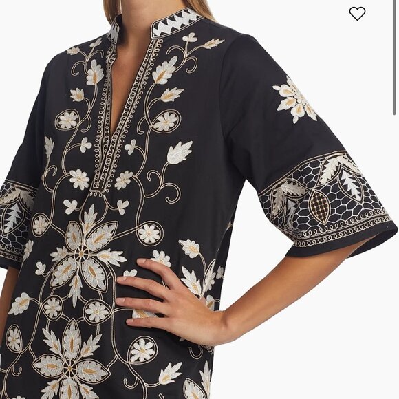 Figue Lynne Floral Embroidered Cotton Dress - Picture 4 of 9